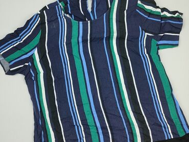 bluzki w paski kolorowe: Bluzka Damska, 3XL, stan - Bardzo dobry