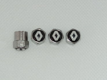 Tuning oprema: Univerzalne metalne ventil kapice sa logom RENAULT Univerzalne — 3