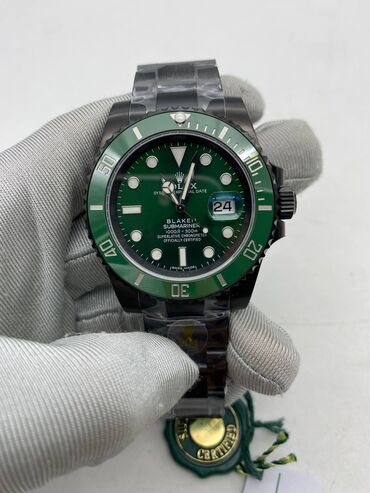 часы керамические: Rolex Submariner Hulk Blaken ️Премиум качество ️Диаметр 40 мм