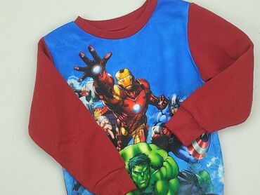 czerwone sandały koturna: Sweatshirt, 3-4 years, 98-104 cm, condition - Very good