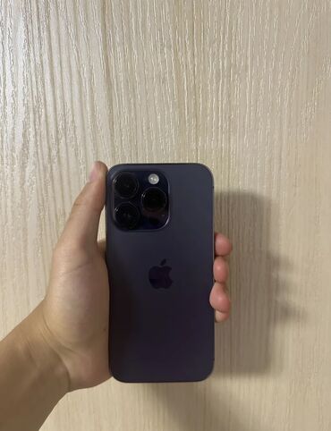 айфон x цена в бишкеке бу: IPhone 14 Pro, Колдонулган, 128 ГБ, Deep Purple, Каптама, Куту, 83 %
