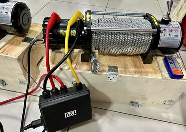 Товары и оборудование для с/х животных: АВТО ЛЕБЕДКИ 12/24 Вт от компании «Техномаш» 9,3мм трос 20 м 9500LB — 17