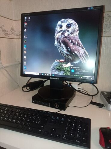 Masaüstü kompüterlər və iş stansiyaları: Dell optiplex 3080 Ram 16gb Yaddaş 256 ssd prosessor core i5 10 cu