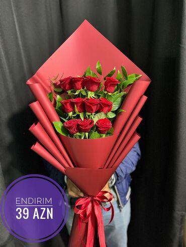 Buket güllər: Hər növ buketlərin hazırlanması mövcuddur Endirimlərdən faydalanmaq — 4