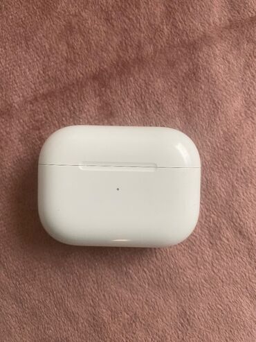 микро наушник: Б/у Беспроводные (Bluetooth) Наушники, Apple, цвет - Белый