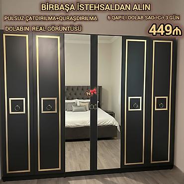 skaf satilir: Satılır: *birbaşa istehsalçıdan 6 qapılı dolab* Qeyd:Yenidir,material — 1