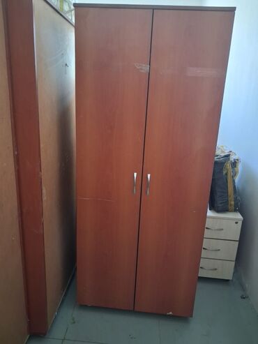 шкаф для стиральной машины в ванной: Açılan, 2 qapılı Düz dolab, Qarderob, paltar dolabı