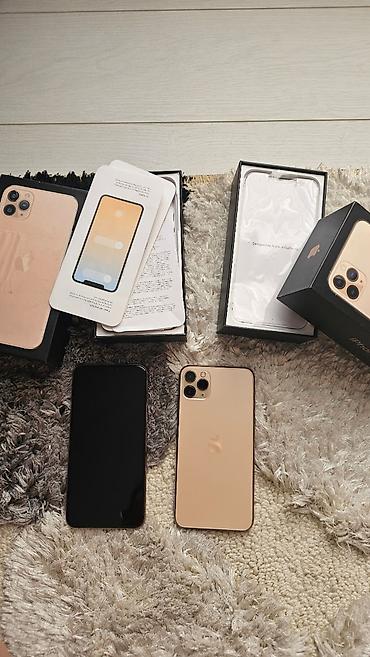 apple studio: IPhone 11 Pro, Б/у, Золотой, Коробка — 2