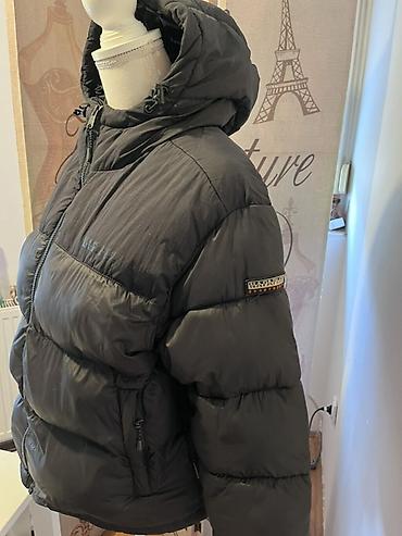 Zimske jakne: Napapijri Geographic zimska jakna – crna, puffer kroj, S veličina - — 4