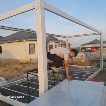 Торговые контейнеры: Сэндвич панелинен жасалган Модулдук контейнер (блок кутусу) - — 6