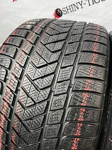 чёрные зимние: Шины 285 / 35 / R 20, Зима, Б/у, Пара, Легковые, Италия, Pirelli — 2