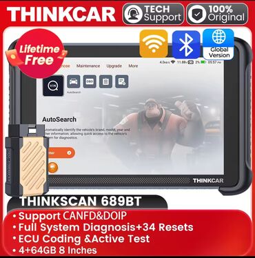 Tools for Cars: Thinkcar ThinkScan 689BT OBD2 Dijagnostički skener Puni sistem 34