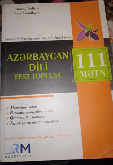 Kitablar, jurnallar, CD, DVD: Azərbaycan dili 111 mətn Tezedi içi yazılmayıb real alıcılar narahat