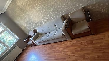 3-lü yumşaq mebel dəsti: divan + 2 kreslo - Rəng: açıq boz (divan) və lalafo.az -da 3-lü yumşaq mebel dəsti: divan + 2 kreslo - Rəng: açıq boz (divan) və