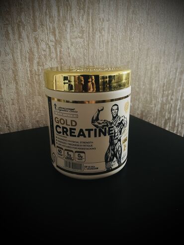 creatin: Gold creatine 300 qram 60 servis yanında scoopu var( yəni qaşığı) təzə