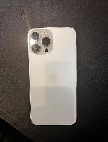 2.el telefonlar iphone: IPhone 13 Pro Max, 256 GB, Ağ, Face ID — 1