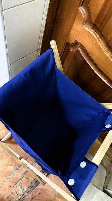 Корзины для вещей: Корзина для вещей, цвет - Синий, Б/у — 10