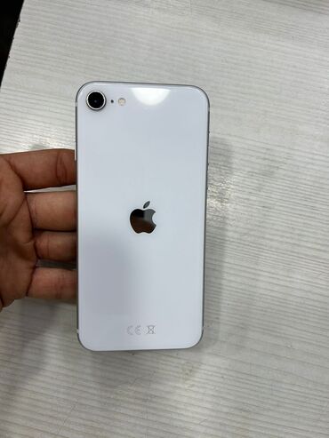 3 sim telefon: IPhone SE 2020, 128 GB, Ağ, Barmaq izi