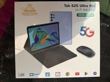 оригинал наушник: Планшет, эс тутум 512 ГБ, 10" - 11", 5G, Жаңы, Классикалык түсү - Көгүлтүр