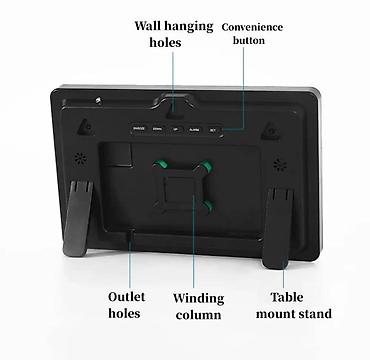 Ev saatları: Divar saatları, Elektron — 7