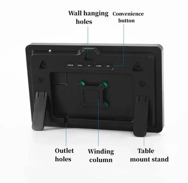 Ev saatları: Divar saatları, Elektron, Saniyə əqrəbi — 2