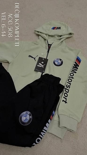 papuce elegantne: Dečiji komplet ACG 508 – BMW M Motorsport x Puma stil - Set sadrži — 2