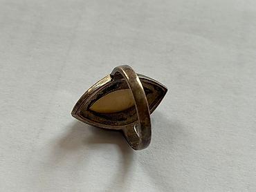 Aksesuarlar: Naxışlı retro üslubda qadın üzüyü Gümüş - Material: gümüş tonlu metal — 2
