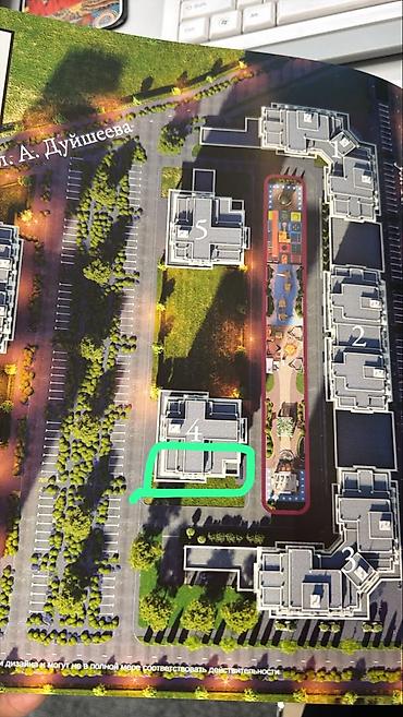 строительные вагон: 3 комнаты, 131 м², Асанбай мкр Элитка, 4 этаж, ПСО (под самоотделку) — 2
