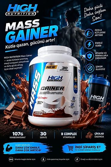 İdman və istirahət: Gainer Çəki: 3501 - 4000 g, Yeni — 1