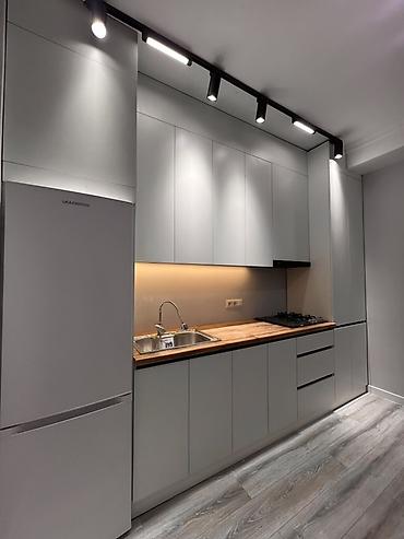 silver kitchen: Кухонный набор на заказ, ЛДСП, До 7 дней, Бесплатная доставка, Дизайн, проект, Установка, сборка — 4