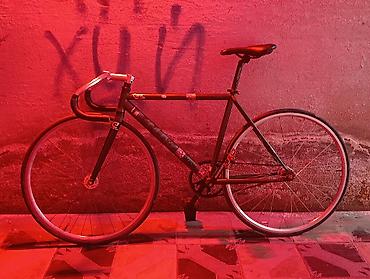 колёса на фикс: Фикс-байк (fixed gear) без тормозов - Рама: стальная трековая — 2