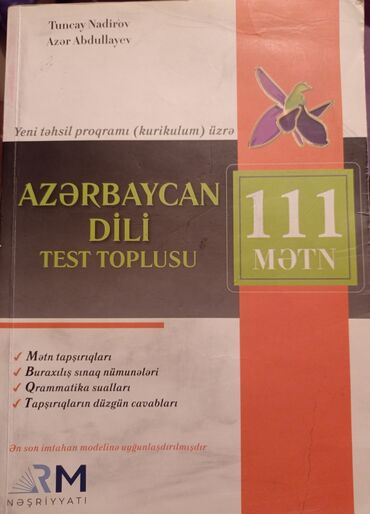 Kitablar, jurnallar, CD, DVD: AZERBAYCAN DILI 111 METN RM 11-CI SINIF BURAXILIŞ TIPLI MƏTNLƏR