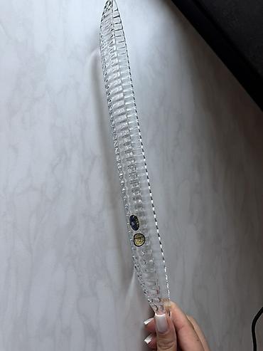 süfrə dekoru: Karaca teze Uzun şüşə servis qabı - Material: şəffaf şüşə/kristal — 1
