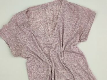 fioletowy t shirty oversize: T-shirt damski, Atmosphere, XS