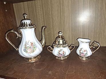 Çay dəsti, rəng - Ağ, Farfor, Madonna, 6 nəfərlik, Yaponiya