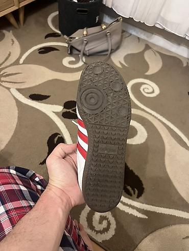 adidas krasovka: Adidas Samba OG idman ayaqqabısı Orijinal - Model: Samba OG - Rəng: ağ — 7