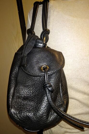 Torbe: Vera Pelle - crna torba od boks kože Italijanska crna torba, izrađena — 8