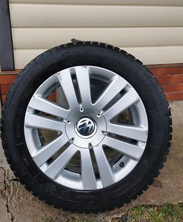 belshina 205 55 r16: Volkswagen Disk R17 passat b6 ucun teker ile bir yerde — 1