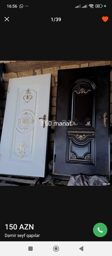 Giriş qapıları: Mənzil üçün Yeni Giriş qapısı Çərçivə ilə, Zəmanətli, Ödənişli quraşdırma, Ödənişli çatdırılma — 15