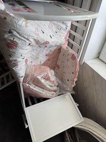 baby brezza: Детская кровать трансформер, Новый, Кровать-стол, цвет - Белый — 6