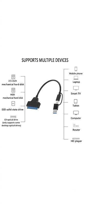 Фото и видеокамеры: USB 2.0/3.0 → SATA adapter kabeli yeni catdirilma- Koroglu ve Nefciler — 5