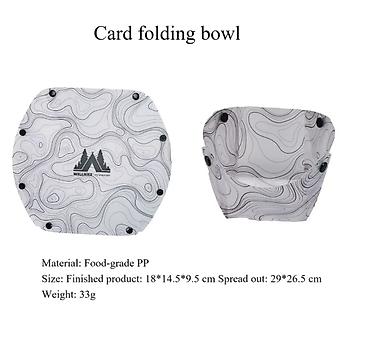 card: Складная миска WELLHIKE (Card folding bowl) - Материал: пищевой — 1