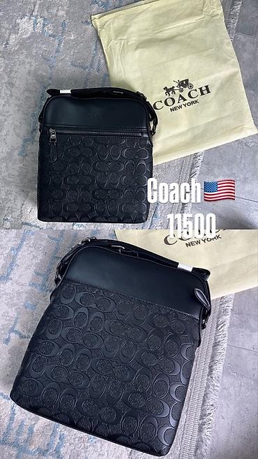 Барсетка, Coach, Материал: Натуральная кожа, Оригинал, Новый at lalafo.kg Барсетка, Coach, Материал: Натуральная кожа, Оригинал, Новый