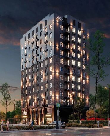 Продажа квартир: 2 комнаты, 74 м², Элитка, 10 этаж, ПСО (под самоотделку)
