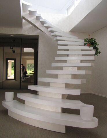 Бетонные лестницы: На бетонный лестнице киргизстанбуйинча не любое сложная проектная — 22