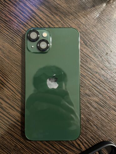 Apple iPhone: IPhone 13, 128 GB, Yaşıl, Simsiz şarj, Face ID, Sənədlərlə