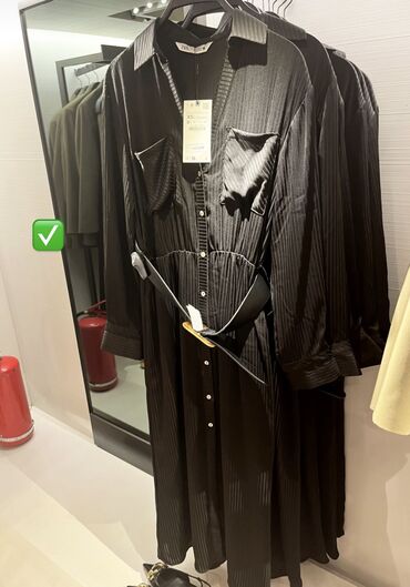 my burberry qiymeti ideal: Gündəlik don, Midi, Zara, L (EU 40)