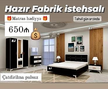 Yataq desti rəng seçimi var