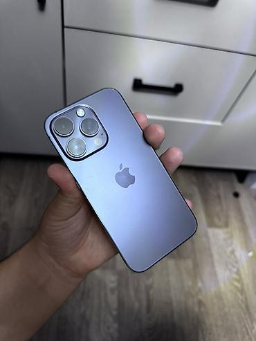Apple iPhone: IPhone 14 Pro, Б/у, 256 ГБ, Deep Purple, Коробка, 79 % — 4