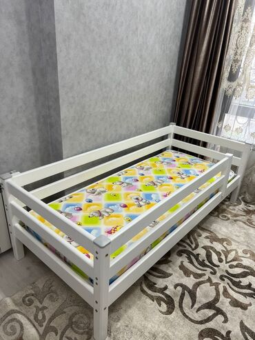 детская кровать домик: Односпальная кровать, Для девочки, Для мальчика, Новый